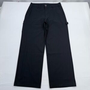 NWT Fabletics The Don Baggy Carpenter Pant Mens 34x30 Relaxed Straight Leg Black